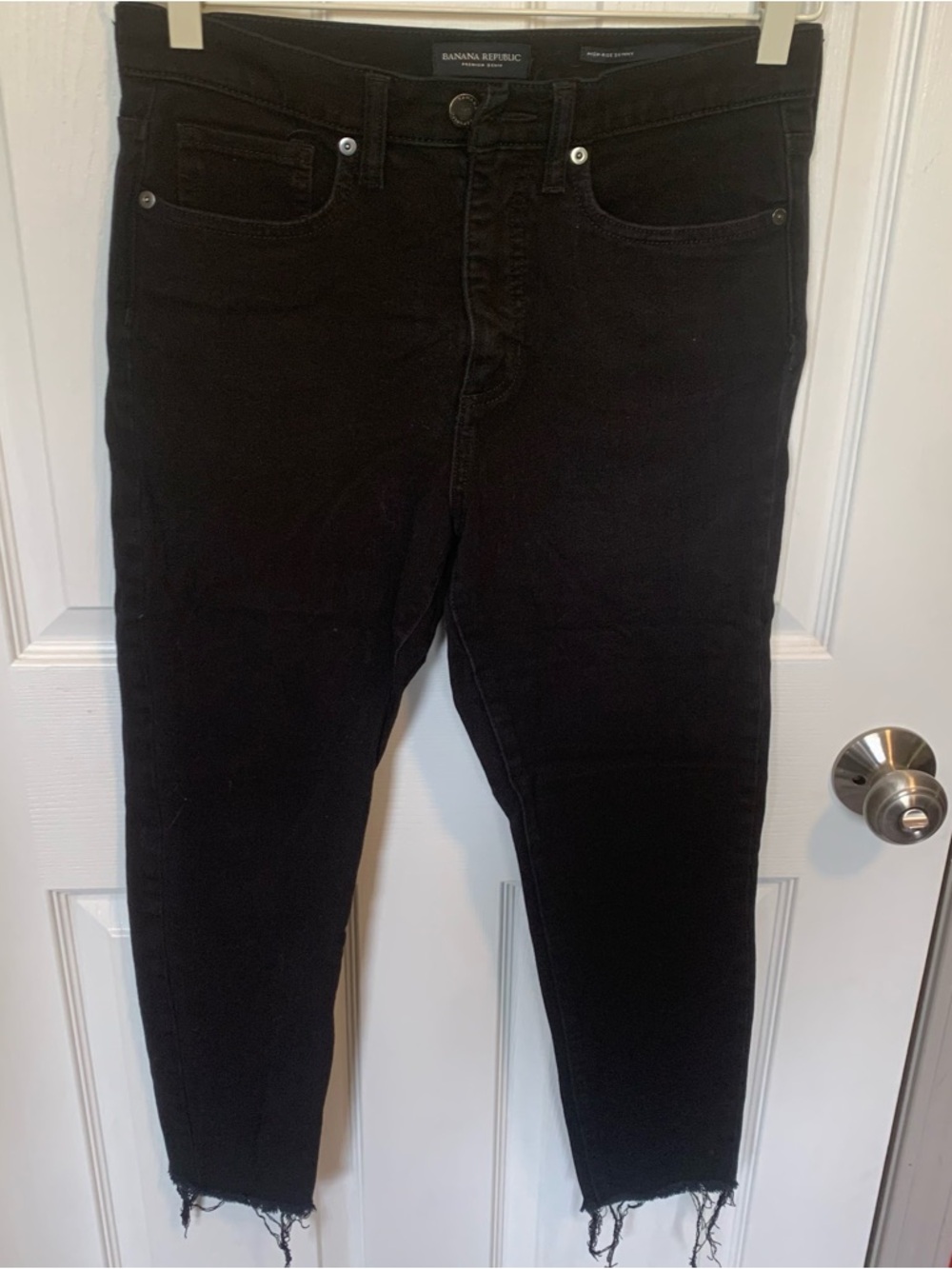 Banana Republic Black High-Rise Skinny Jeans - 28P